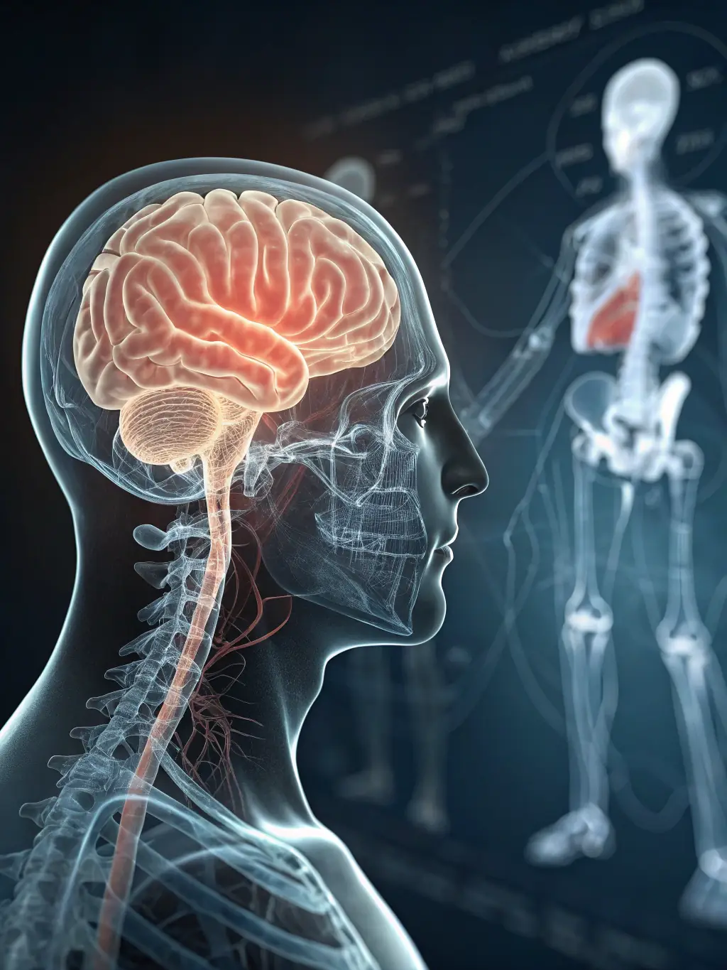 An image of a brain scan highlighting areas related to pain processing, symbolizing the potential for personalized treatment approaches.